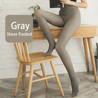 Gray Sheer Footed