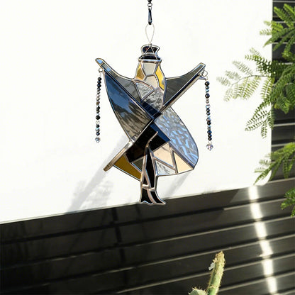 🔥LAST DAY 59% OFF -💃🤘 "Dancing Queen" Stained Glass Spinner